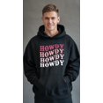 thumbnail image 3 of Howdy Cow T-Shirt, Sweatshirt, Hoodie, Cowgirl Shirt for Western Style Lovers, for men & women, up to size 5XL., 3 of 5