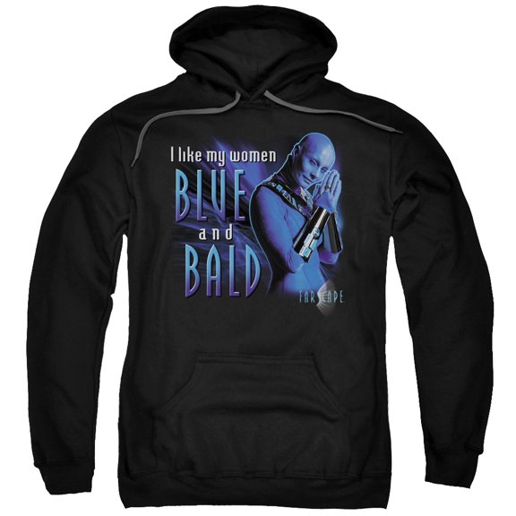 Farscape - Blue And Bald - Pull-Over Hoodie - Large