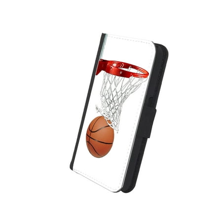 KuzmarK Samsung Galaxy S4 Wallet Case - Basketball Hoop