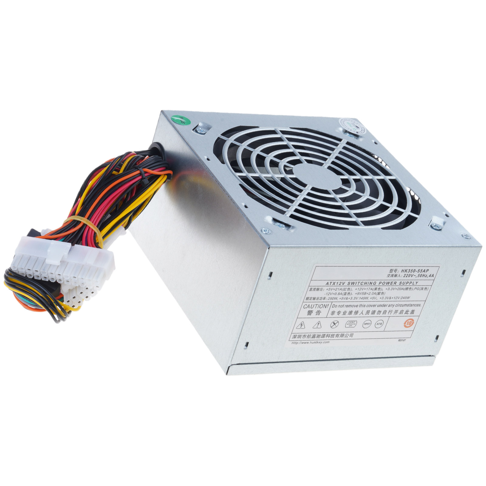High Stability Computer Power Supply 160W 200W 220W 250W 300W 350W Metal Case Featuring Quiet Cooling