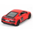 thumbnail image 3 of 5" Die-cast: 2020 Audi R8 Coupe (Red) 1/36 Scale. Pull back n go action!, 3 of 5