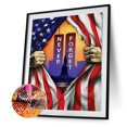 thumbnail image 2 of Wdftyju 5D Taladro Redondo Completo Diamante Pintura Dios y Bandera Kit DIY Picture Art (C) Wdftyju 6ag0ce2ae3ke1ym8D03, 2 of 9