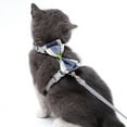 thumbnail image 3 of Cat Strap Cute Bowknot Escape Proof Cat Collar Leash Pet Leash Harness Set, 3 of 9
