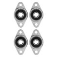 thumbnail image 1 of 4Pcs Kfl08 Pillow Block Bearing 8Mm Bore Diameter Zinc Alloy Rhombic Flange Bearing For Cnc, 1 of 5