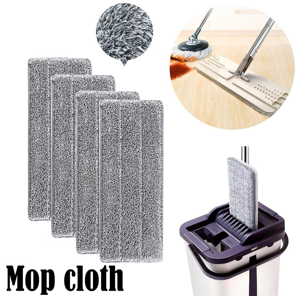 Durable Replacement Mop Head Microfiber Pad Household Flat Floor Dust Cleaning 