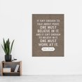 thumbnail image 2 of Dictionary Inspiring Quote Eleanor Roosevelt Peace One Must Believe in it Extra Large XL Wall Art Poster Print, 2 of 3