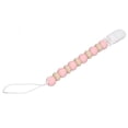 thumbnail image 4 of Clips de silicona para chupete de bebé, correa de cuentas de una pieza, soporte para chupete, para baby shower, cumpleaños, Navidad, tipo 1, 4 of 14