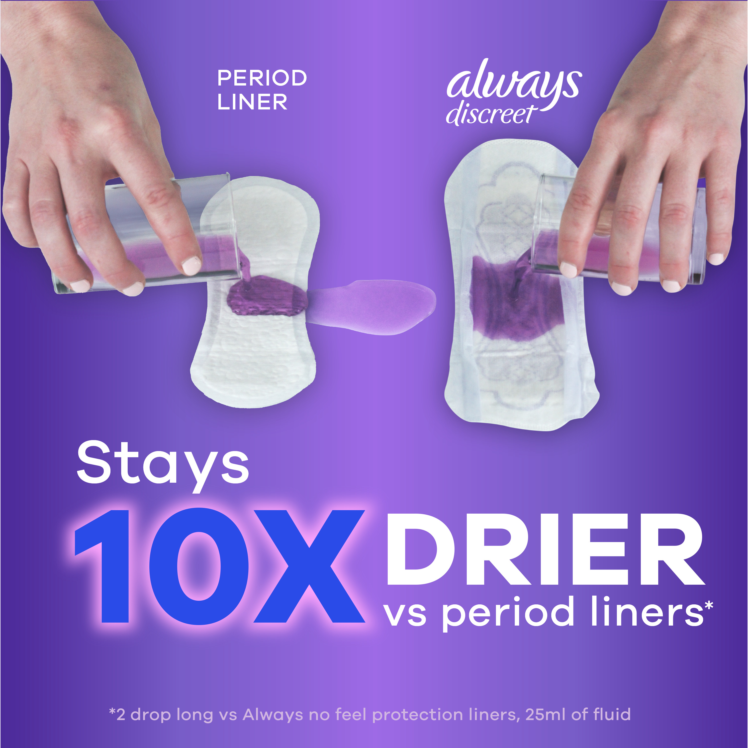 Always Discreet Incontinence Liners, Very Light Regular, 48 CT - image 4 of 11