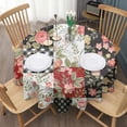 thumbnail image 3 of Pioneer Flower Floral Print Pattern Round Tablecloth 60"x60",Wrinkle Wipeable Table Cloth for Kitchen Dining Room Picnic Patio Party, 3 of 6