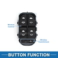 thumbnail image 3 of Interruptor de ventana eléctrica del lado izquierdo delantero Unique Bargains para Ford Focus 2007-2000 No.YS4Z14529BA, 3 of 7