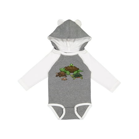 

Inktastic Turtle Parade Gift Baby Boy or Baby Girl Long Sleeve Bodysuit