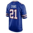 thumbnail image 3 of Men's Nike Darrynton Evans  Royal Buffalo Bills Team Game Jersey, 3 of 6