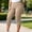 Beige, variant on Womens Plus Size Capris, Casual Elastic Waist Elastic Bottom Summer Capri Pants for Womens Beige Size 3XL