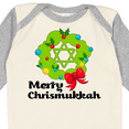 thumbnail image 4 of Inktastic Merry Chrismukkah Boys or Girls Long Sleeve Baby Bodysuit, 4 of 5