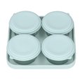 thumbnail image 3 of Contenedores para condimentos Ticfox Recipiente para aderezos para ensaladas 5 piezas Silicona Transparente, 3 of 12