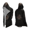 thumbnail image 5 of Gyexs Kids Boys Jesus Hoodies Norse Mythology Printed Jackets Outdoor Winter Jacket Coat Black 5-6 Years, 5 of 6