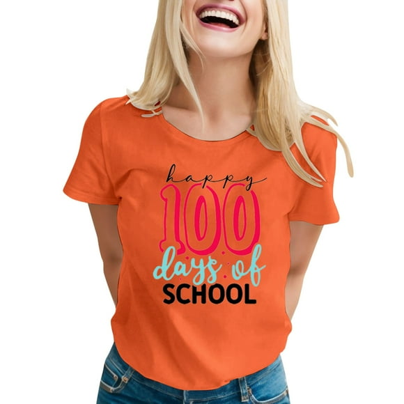 YDLCAFD Ladies Plus Size Tops Ladies Casual Loose Short Sleeve T Shirt with Printed Round Neck Lace Tops for Women Nike T Shirts Women