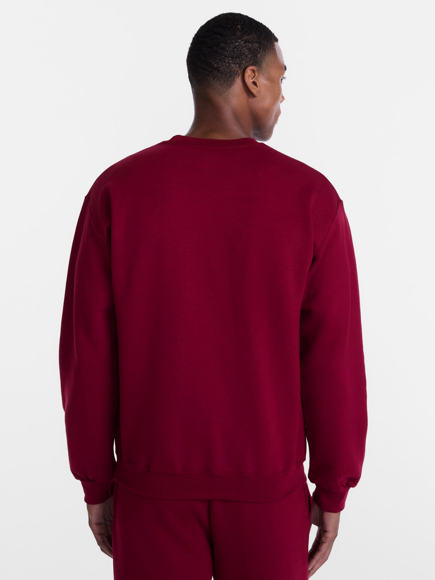 Athletic Works Men's Fleece Crewneck Sweatshirt, Sizes XS-4XLT