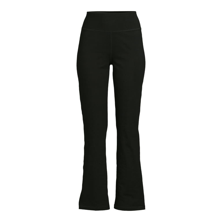 Athletic Works Women's and Women's Plus Stretch Cotton Blend Straight Leg  Pants 