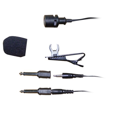 PYLE PLM3 - Wired Lavalier 3.5mm/ 1/4'' Uni-Directional (Best Wired Lavalier Mic)