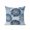 Navy, Blue, White, variant on Outdoor Pillows Waterproof, Blue Sunflowers Bedding Throw Pillows with Insert for Couch Sofa Bed, Spring Floral Modern Abstract Art 18x18 Inch Pillowcases Decorative Camping Patio Pillow Set of 1
