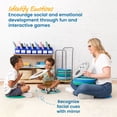 thumbnail image 3 of ECR4Kids SoftZone Emotion Pads with Mirror, Spanish, Expression Cushions, Contemporary, 8-Piece, 3 of 9