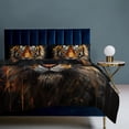 thumbnail image 3 of Tiger Animals Duvet Cover Set Themed Multicolor Polyester Bedding Set for Bedroom Decoration, 3 of 6
