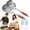 2, variant on Wooden Handle Stainless Steel Skimmer, Skimmer Slotted Spoon, Skimmer Ladle Spoon with Heat-Resistant Long Handle, Extra Thick Spider Strainer for Deep Frying, Boiling & Fast Oil Draining (2)