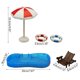 thumbnail image 3 of Dollhouse Beach Set Miniature Swimming Pool SwingRing Beach Chair for Playhouse Dollhouse Decorations Child Party-Favor, 3 of 4