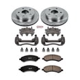 thumbnail image 2 of PowerStop Front Stock Replacement Brake Pad and Rotor Kit with Calipers Fits: DODGE MITSUBISHI Select Models KCOE2193, 2 of 5