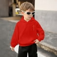 thumbnail image 4 of WOYY Big Boys Graphic Hoodie Fashion Active Hooded Sweatshirt Pullover, Sizes 9-10, 4 of 7