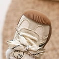 thumbnail image 4 of enyan Toddler Sneakers Kids Breathable Sneakers Mesh Lightweight Easy Walk Casual Sport Strap Athletic Running Shoes for Boys Girls,White,Size 8.5, 4 of 7