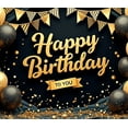 thumbnail image 4 of Yatrandify Decorative Design Happy Birthday Banner Colorful Balloons Celebration Banner for Birthday Party Celebration, 4 of 7