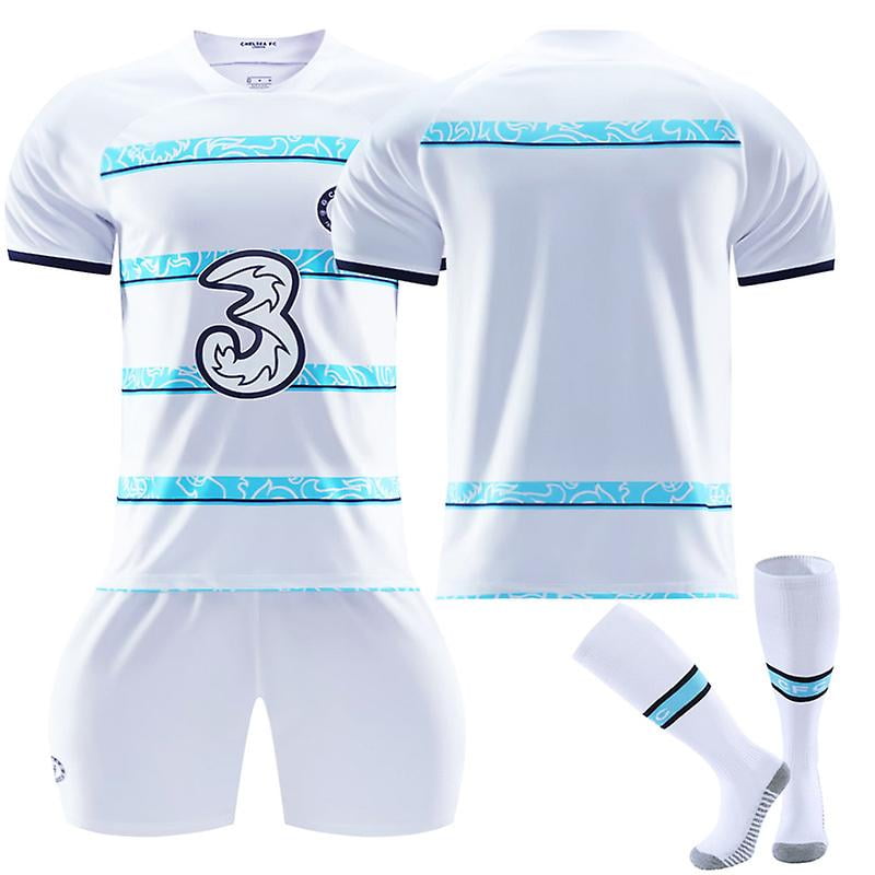 Chelsea F.c Away Jersey 2022/2023 Team Soccer Jersey 3-pieces Kits