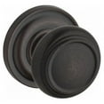 thumbnail image 3 of Baldwin Reserve PVTRATRR003 Privacy Traditional Knob and Traditional Round Rose Lifetime Brass Finish, 3 of 6