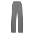 thumbnail image 5 of Girls Flare Leggings High Waisted Yoga Bootcut Pants Bell Bottoms with Pockets School Uniform, 5 of 5