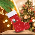thumbnail image 4 of Calcetín colgante de Papá Noel con calcetín navideño FleinngHoz JD711621009, 4 of 7