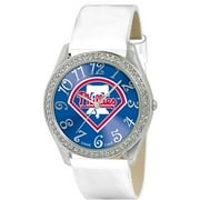 MLB Women's Philadelphia Phillies Glitz Watch, Silver