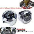 thumbnail image 2 of motorcycle handlebar clock thermometer motorcycle clock watches 7/8\", 2 of 9