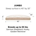 thumbnail image 5 of FurHaven Ultra Plush Pillow Deluxe Mattress Pet Bed for Dogs & Cats - Cream, Jumbo, 5 of 8