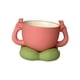 thumbnail image 4 of Taza de café de cerámica con asa, taza de porcelana para leche, té, chocolate, café con leche. Taza y Platillo, 4 of 9
