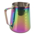 thumbnail image 4 of Milk Frothing Pitcher Dual Scale 304 Stainless Steel Milk Frother Cup Coffee Steaming Pitcher For Latte Art 900ML Colorful, 4 of 14