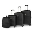 thumbnail image 1 of Bondstreet - 4 pcs set : 3 pcs set ABS/PC blend luggage & Polyester Backpack, 1 of 6