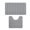 Gray, variant on HengDidi 2-Piece Bathroom Rugs Set, Machine-Washable Non-Slip Bath Rugs for Shower And Bathtub, Soft Quick-Drying Dark Floor Mats Gray
