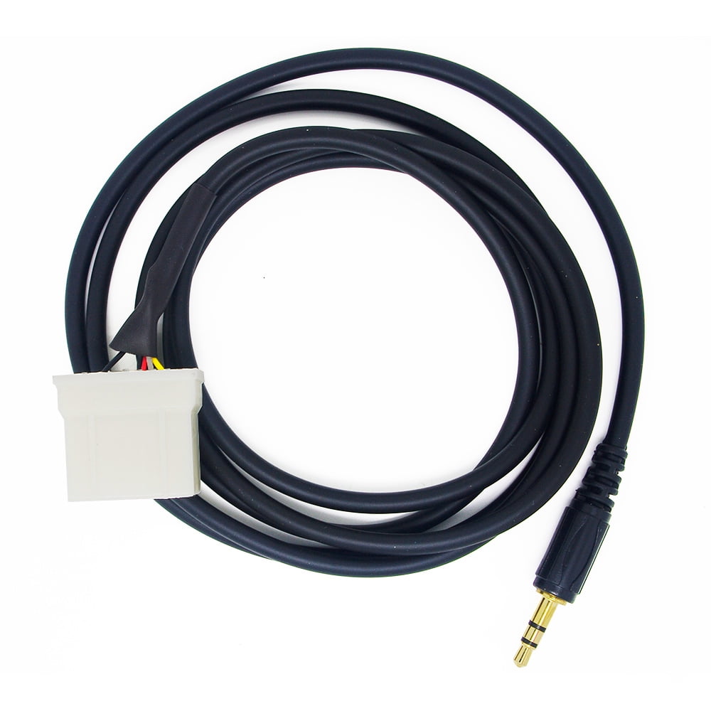 New For Mazda 2 3 5 6 2006-2013 Car 3.5mm AUX Audio CD Interface Adapter Cable