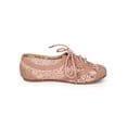 thumbnail image 2 of New Girl Fab Kicks Jovie-23 Mix Media Lace Round Toe Spectator Oxford Flat Size, 2 of 5