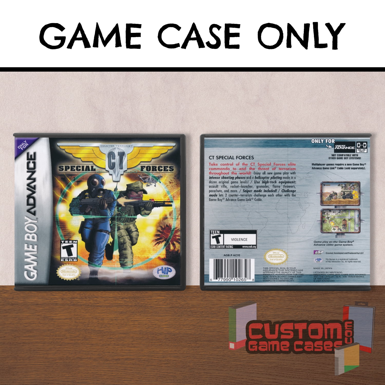 CT Special Forces - (GBA) Game Boy Advance - Game Case with Cover