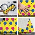 thumbnail image 3 of Logiee Colorful Ping Pong Print Welcome Mats for Entryway,Door Mat for Front Door,Entry Mat,Doormat for Garden, Garage, Patio, Home, Porch Decor, 3 of 7
