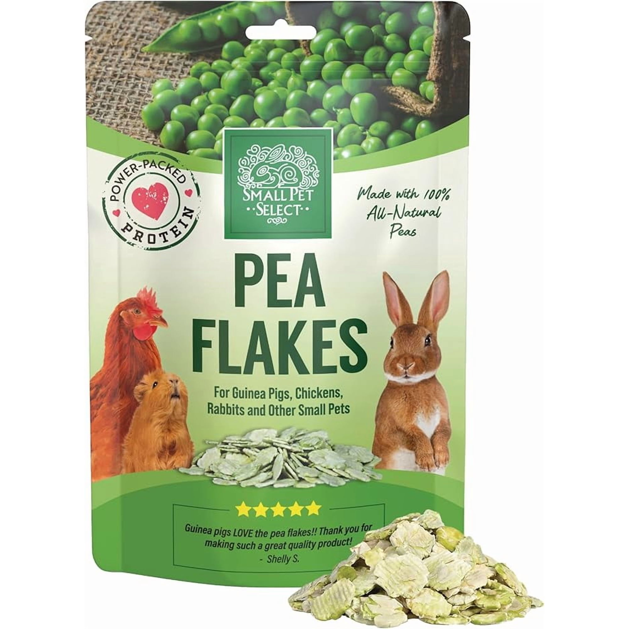 Small Pet Select- Pea Flakes, 1lb