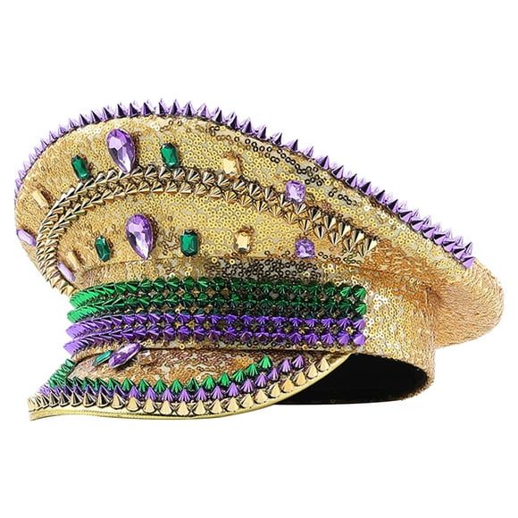 Runquan Steampunk Hat Men Women Costume Hat for Cosplay Masquerade Stage Performance